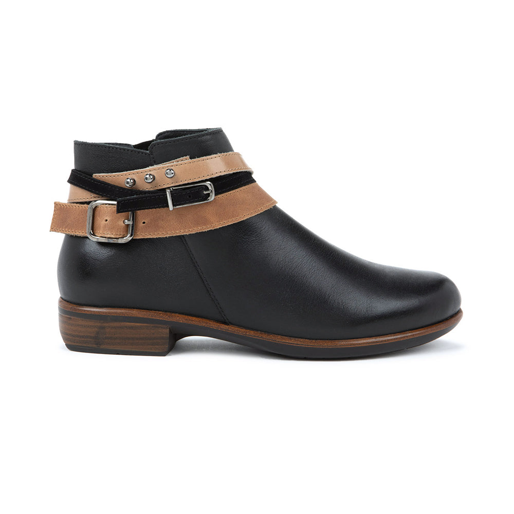 Naot Sumatra Womens Shoes BLACK BROWN COMBO