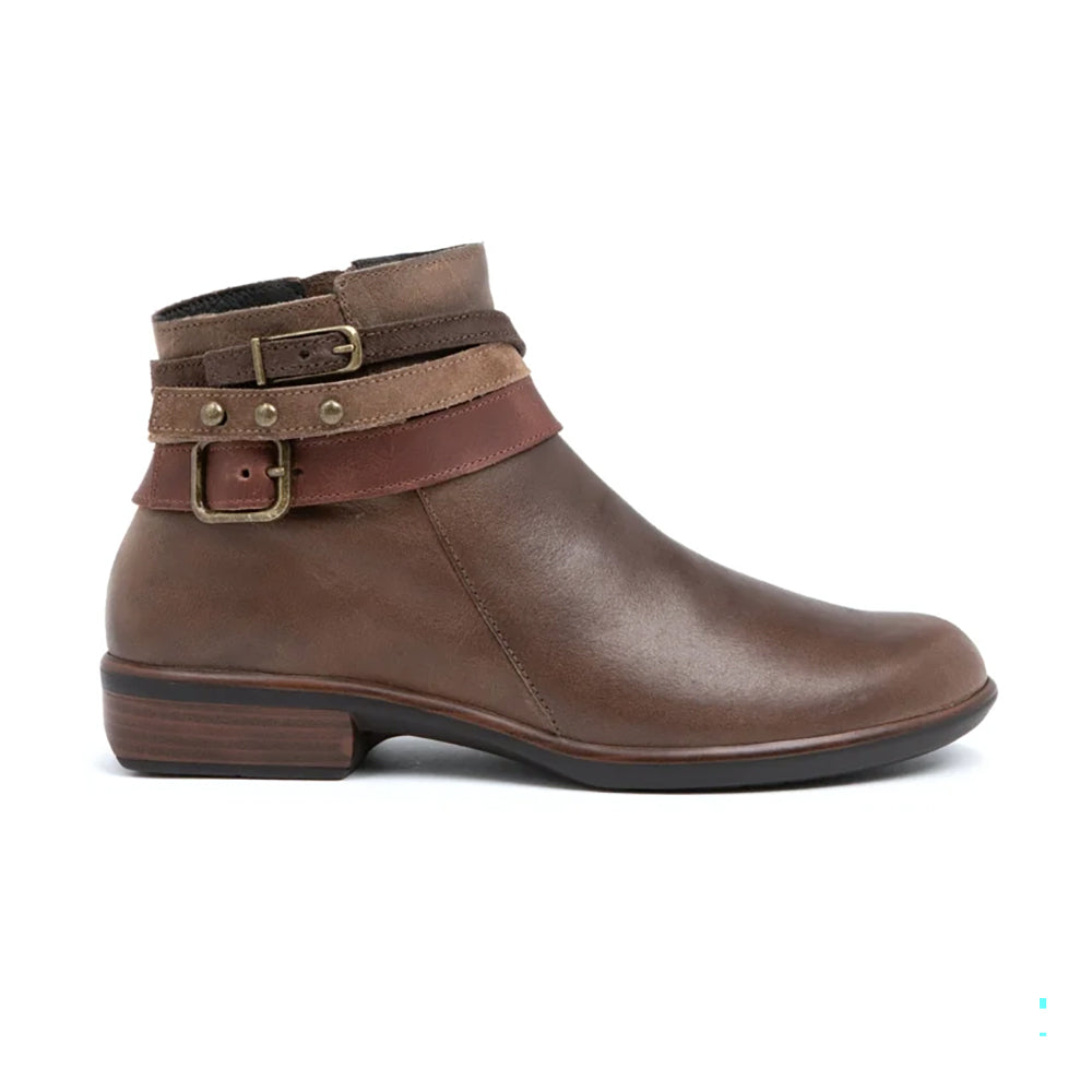 Naot Sumatra Womens Shoes TRFL BRN LTHR/BRNDY/BRN