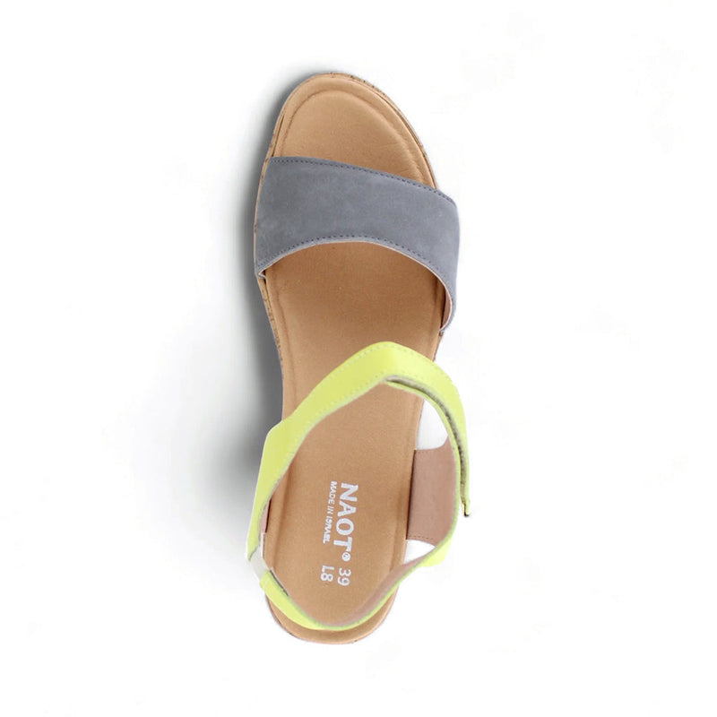 Naot Summer Women's Nubuck Leather Back Strap Wedge | Simons Shoes