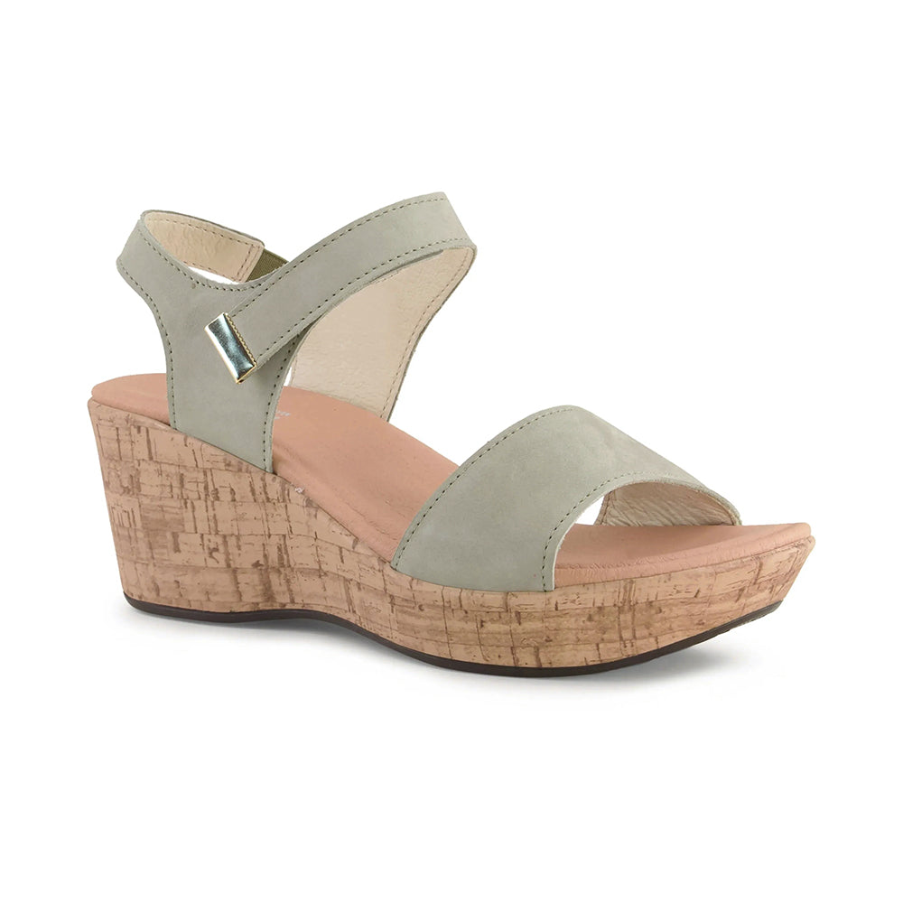 Naot Summer Backstrap Wedge (87005) Womens Shoes SAGE NUBUCK