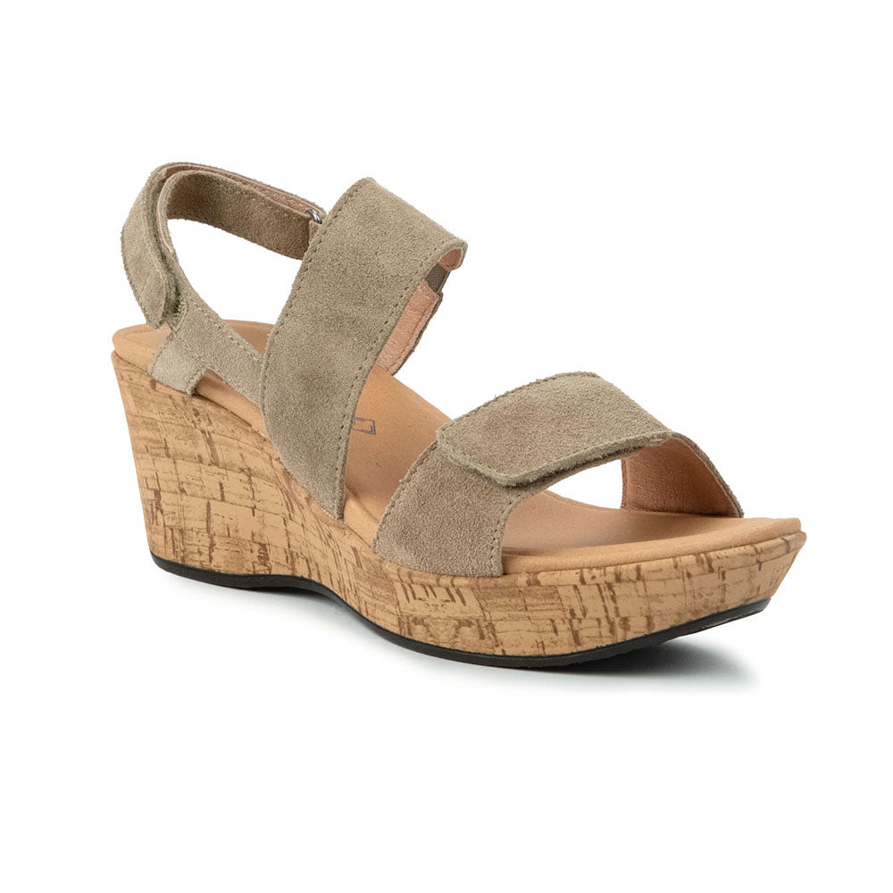 Naot Sunrise Sandal Womens Shoes Almond Suede