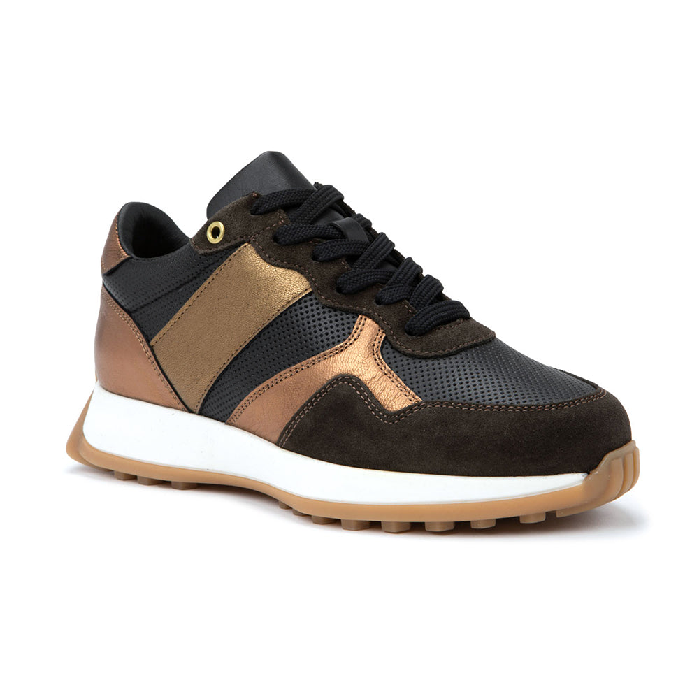 Naot Sunset Womens Shoes BLACK/COPPER COMBO