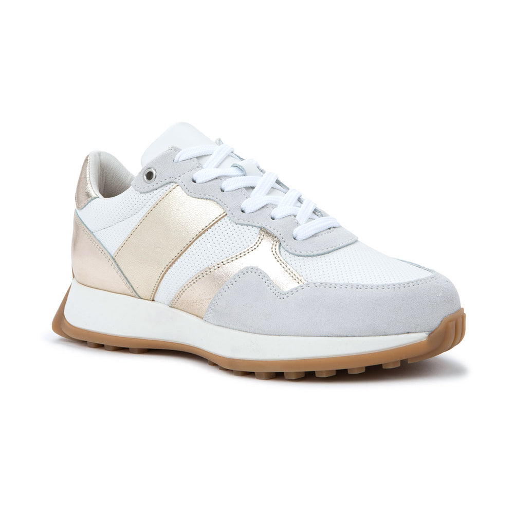 Naot Sunset Womens Shoes WHITE/GLD/RGLD COMBO