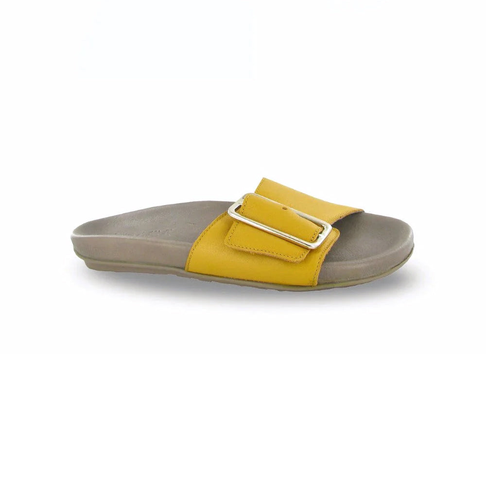 Naot Tahiti Slide Sandal Womens Shoes Marigold