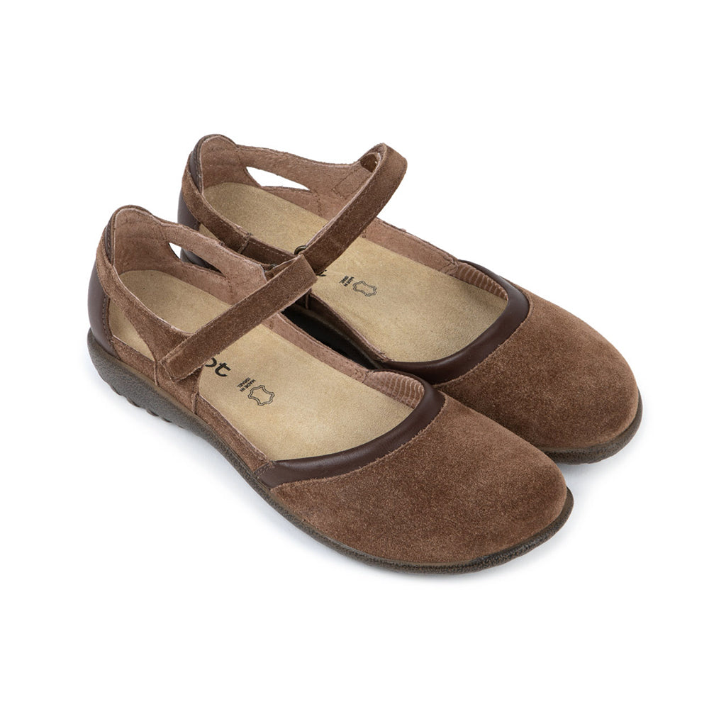 Naot Tekapo Leather and Suede Fall Mary Jane Flat