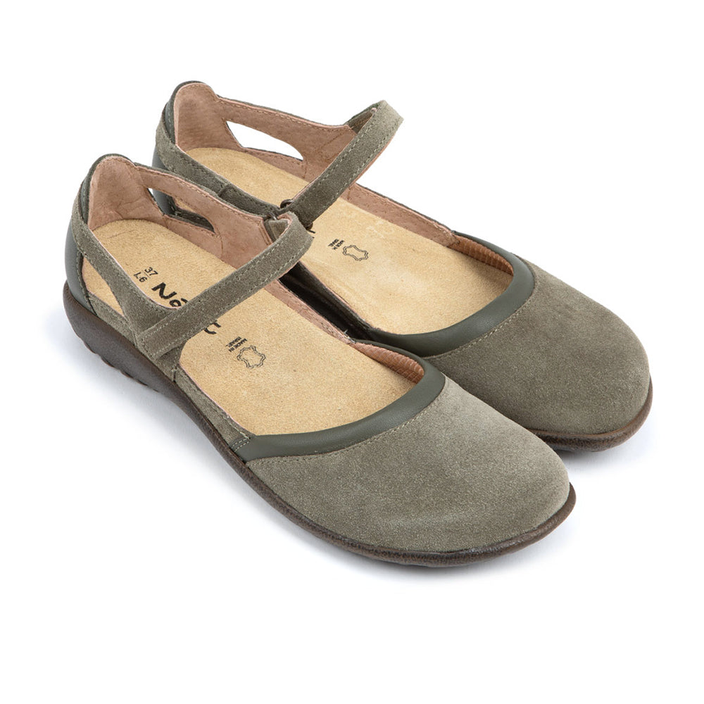 Naot Tekapo Leather and Suede Fall Mary Jane Flat