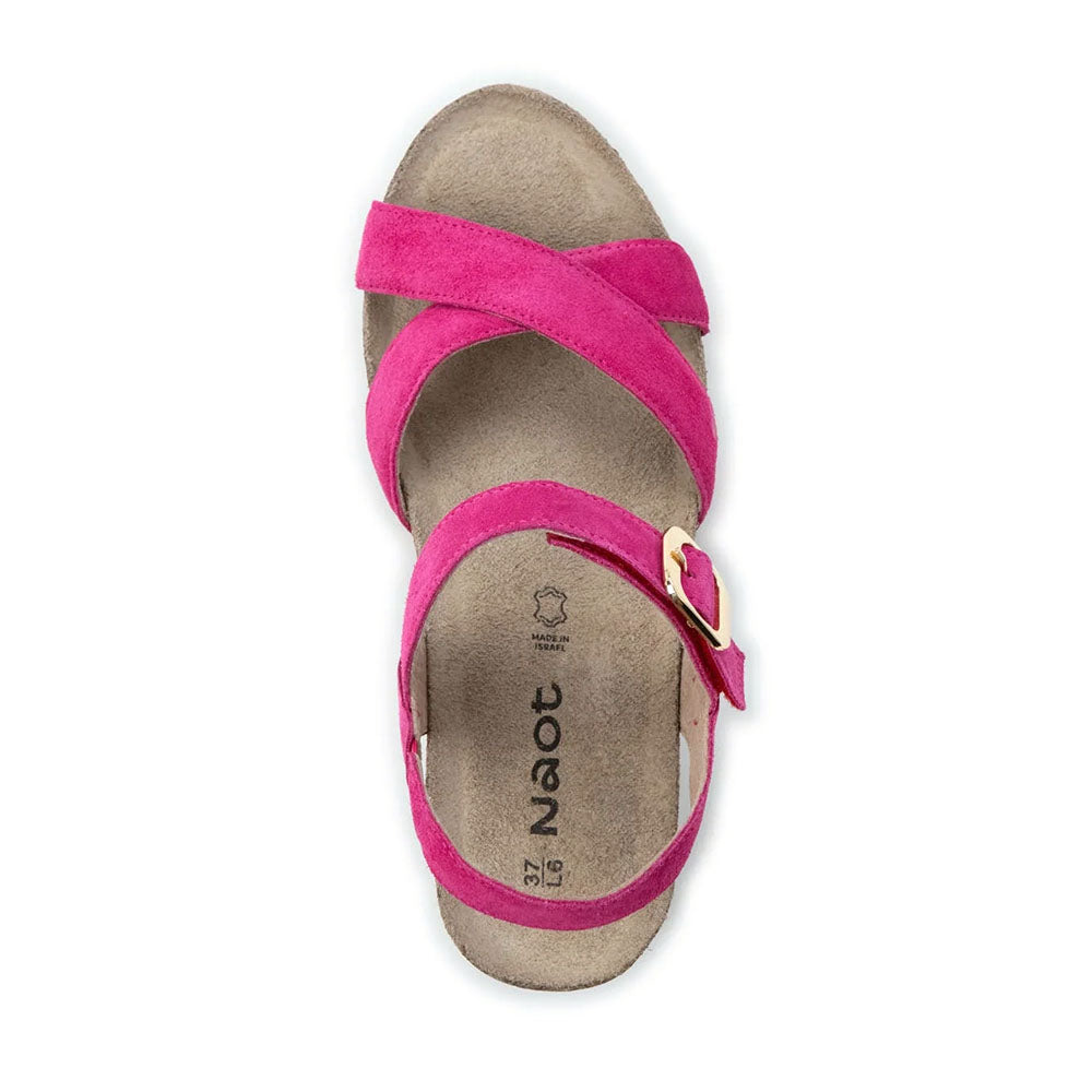 Naot Throne Women’s Strappy Leather Kitten Wedge | Simons Shoes