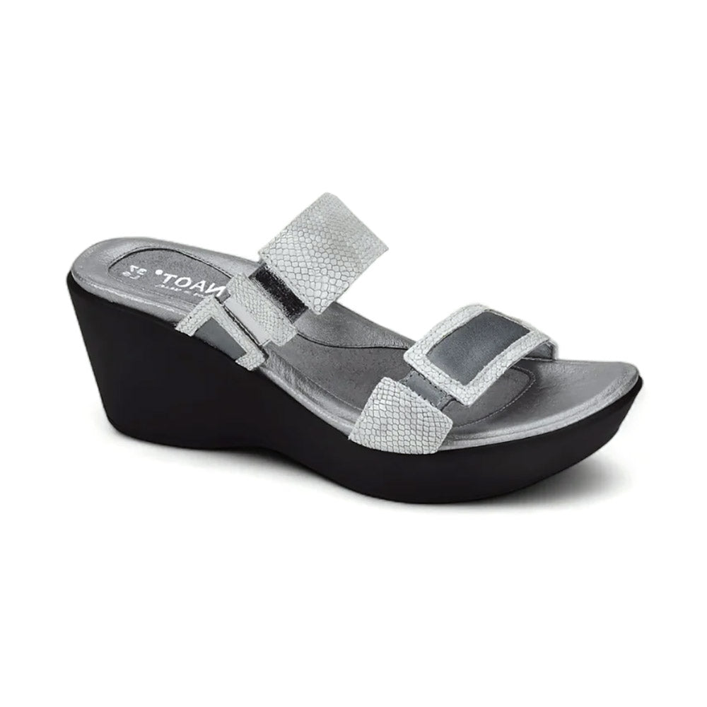 Silver Snake/Sterling Leather