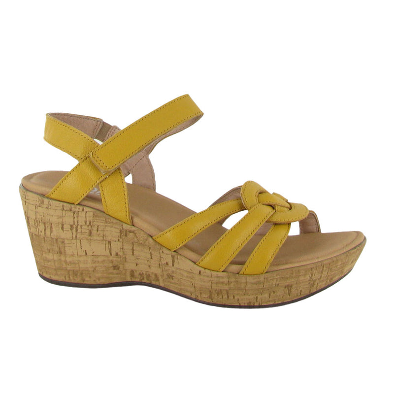 Naot Tropical Wedge Sandal (112113) Womens Shoes Marigold