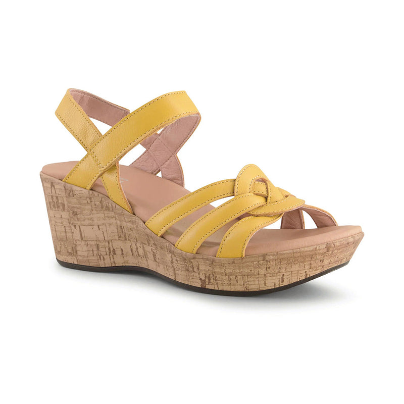 Naot Tropical Wedge Sandal (112113) Womens Shoes Marigold