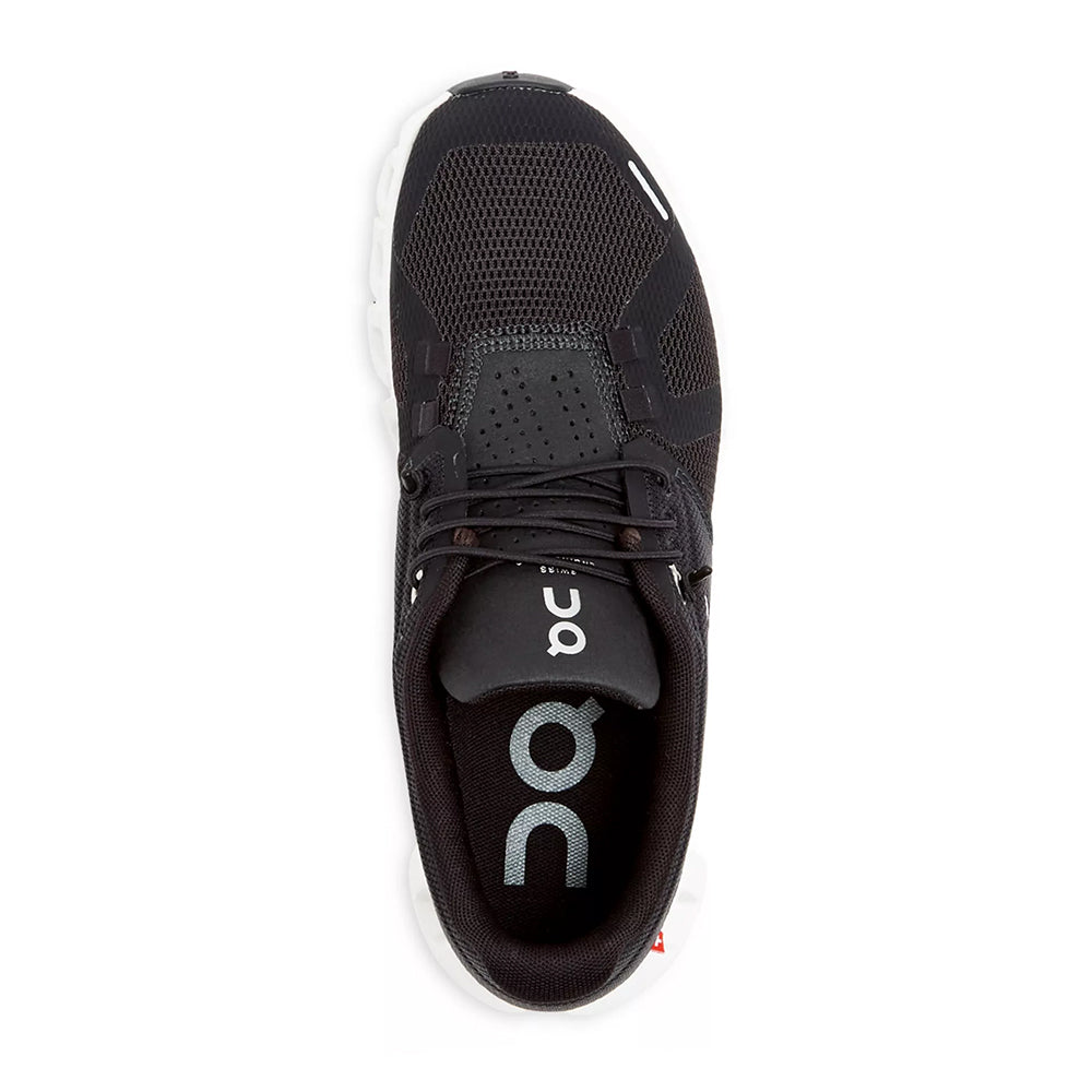 ON Running Cloud 5 Women's Sneaker - Black / White Womens Shoes
