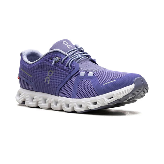 ON Running Cloud 5 Women's Sneaker - Blueberry / Feather Womens Shoes Blueberry/Feather