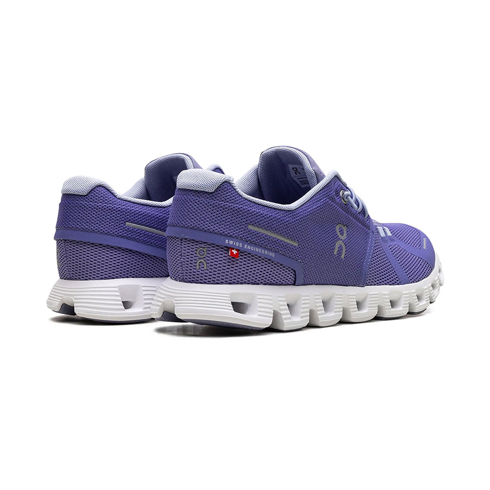 ON Running Cloud 5 Women's Sneaker - Blueberry / Feather Womens Shoes