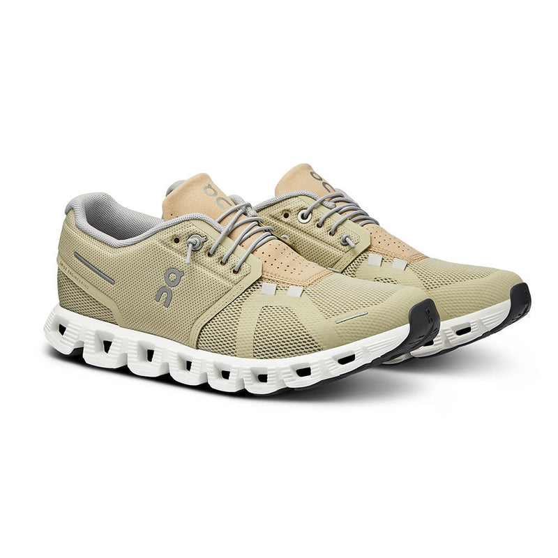 ON Running Cloud 5 Women's Sneaker - Haze/Sand Womens Shoes Haze/Sand