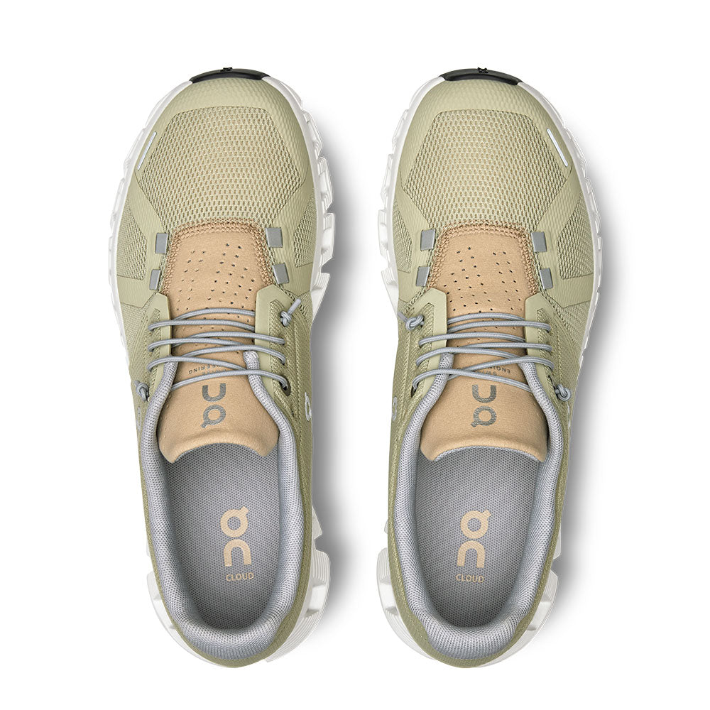 ON Running Cloud 5 Women's Sneaker - Haze/Sand Womens Shoes Haze/Sand