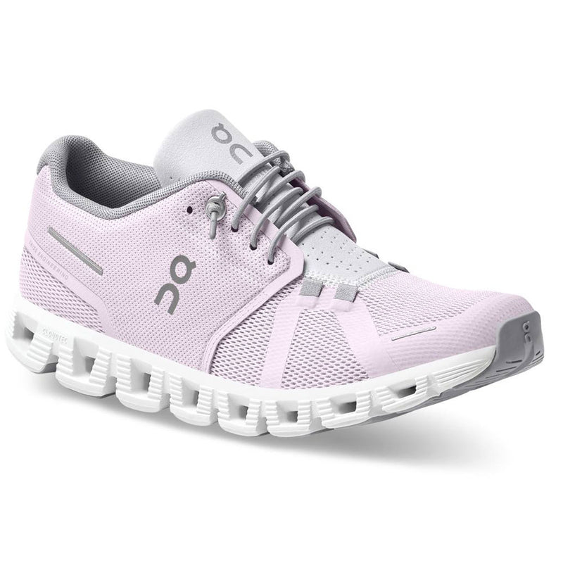 ON Running Cloud 5 Women's Sneaker - Lily/Frost Womens Shoes Lily/Frost