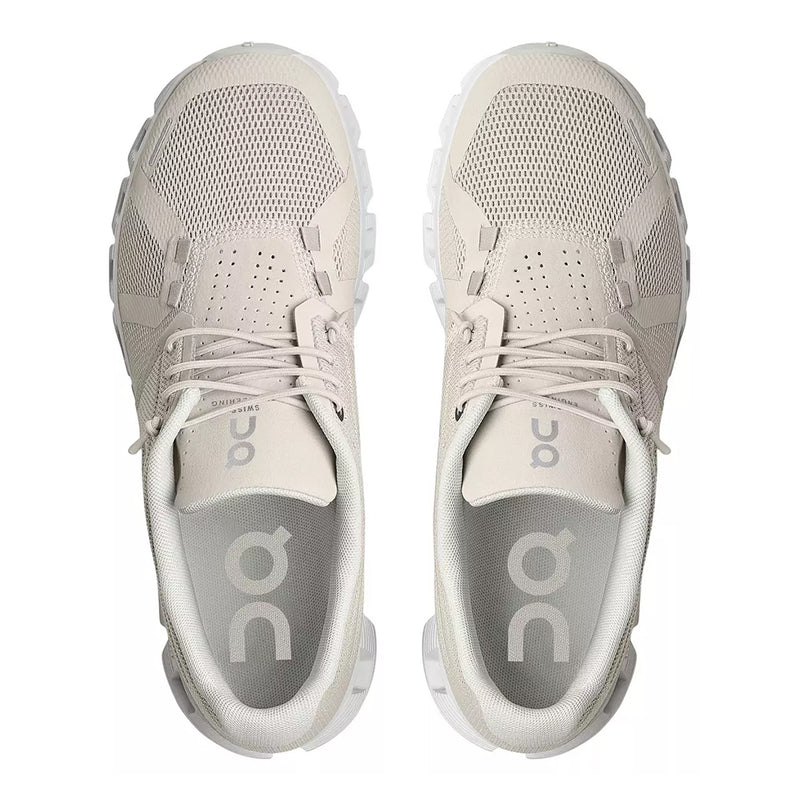 ON Running Cloud 5 Women's Sneaker - Pearl/White Womens Shoes