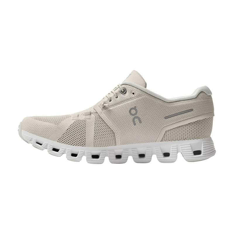 ON Running Cloud 5 Women's Sneaker - Pearl/White Womens Shoes