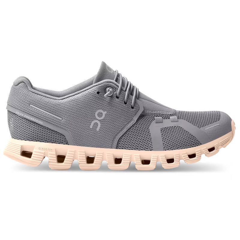 ON Running Cloud 5 Women's Sneaker - Zinc/Shell Womens Shoes 