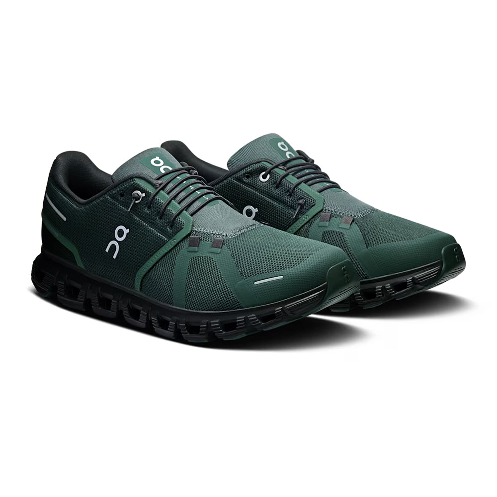 ON Running Cloud 6 Mens - Evergreen / Black Mens Shoes Evergreen/Black