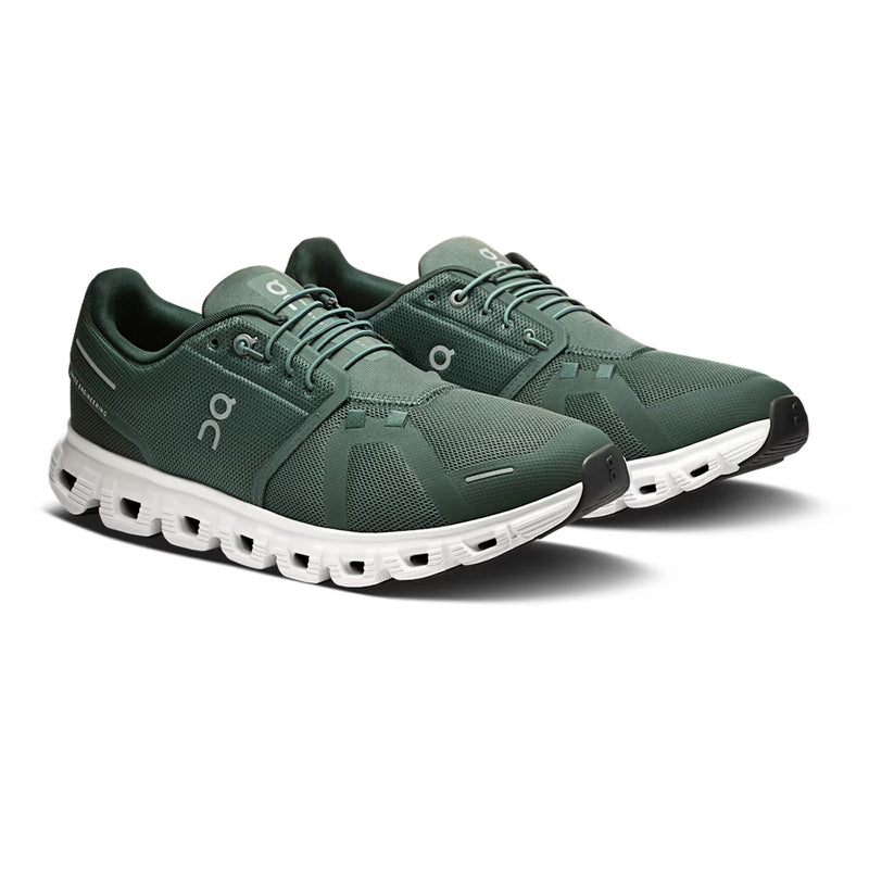ON Running Cloud 6 Mens - Olive / Evergreen Mens Shoes Olive/Evergreen