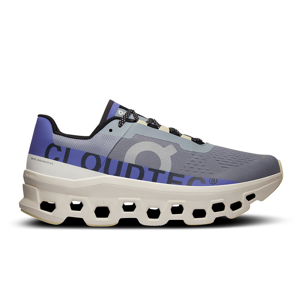 ON Running Cloudmonster Mens Mens Shoes Mist/Blueberry