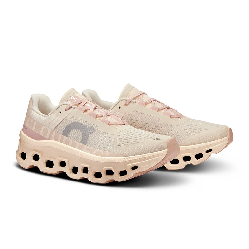 ON Running Cloudmonster Women Womens Shoes Moon/Fawn