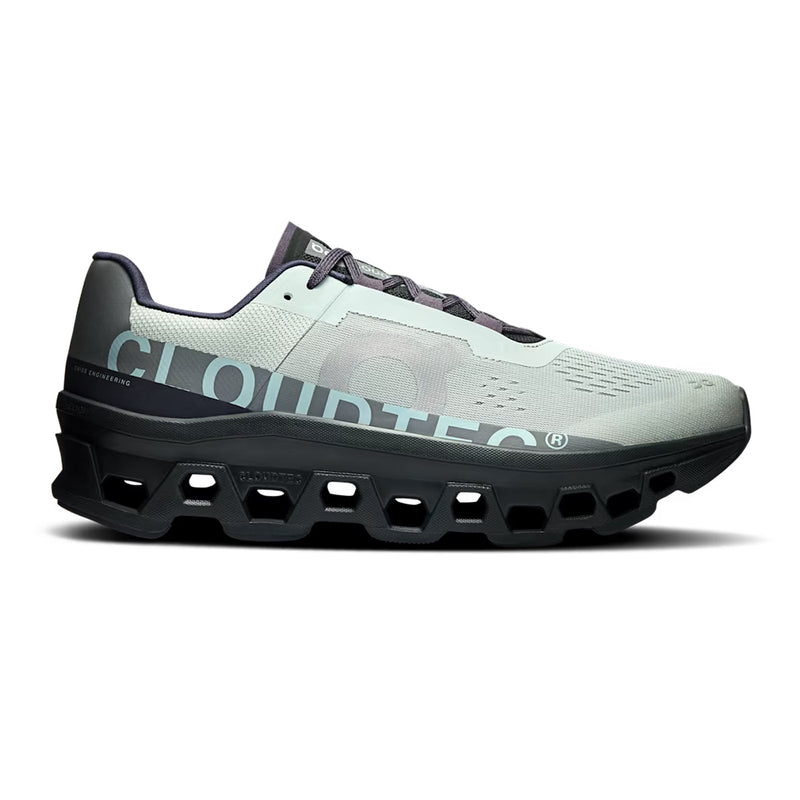 ON Running Cloudmonster Mens - Glacier / Black Mens Shoes