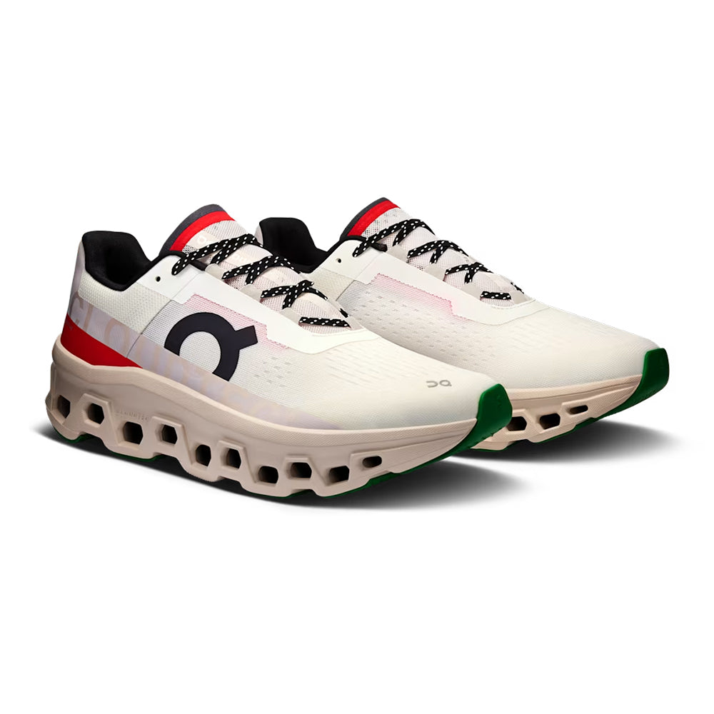 ON Running Cloudmonster Mens - Ivory / Pearl Mens Shoes Ivory/Pearl