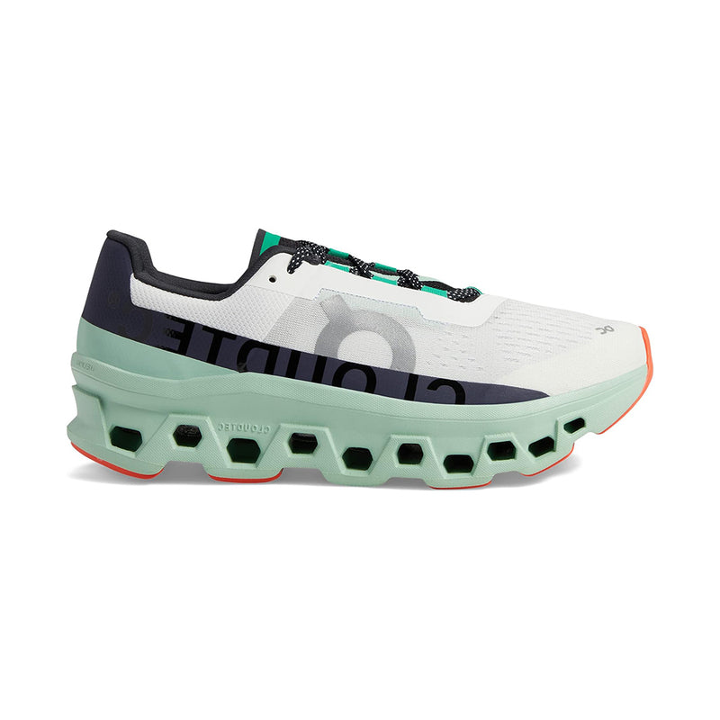 ON Running Cloudmonster Mens - UndeyedWhite / Creek Mens Shoes