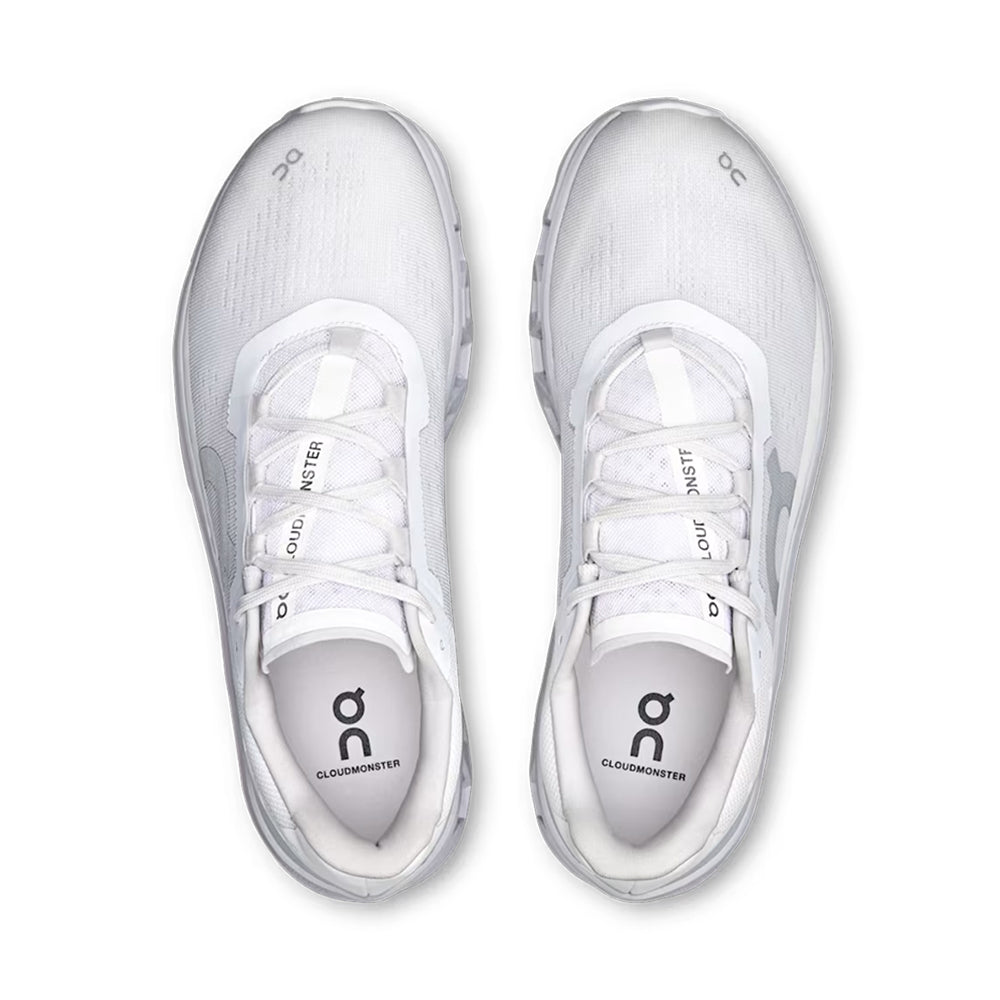 ON Running Cloudmonster Mens - White / Glacier Mens Shoes White/Glacier