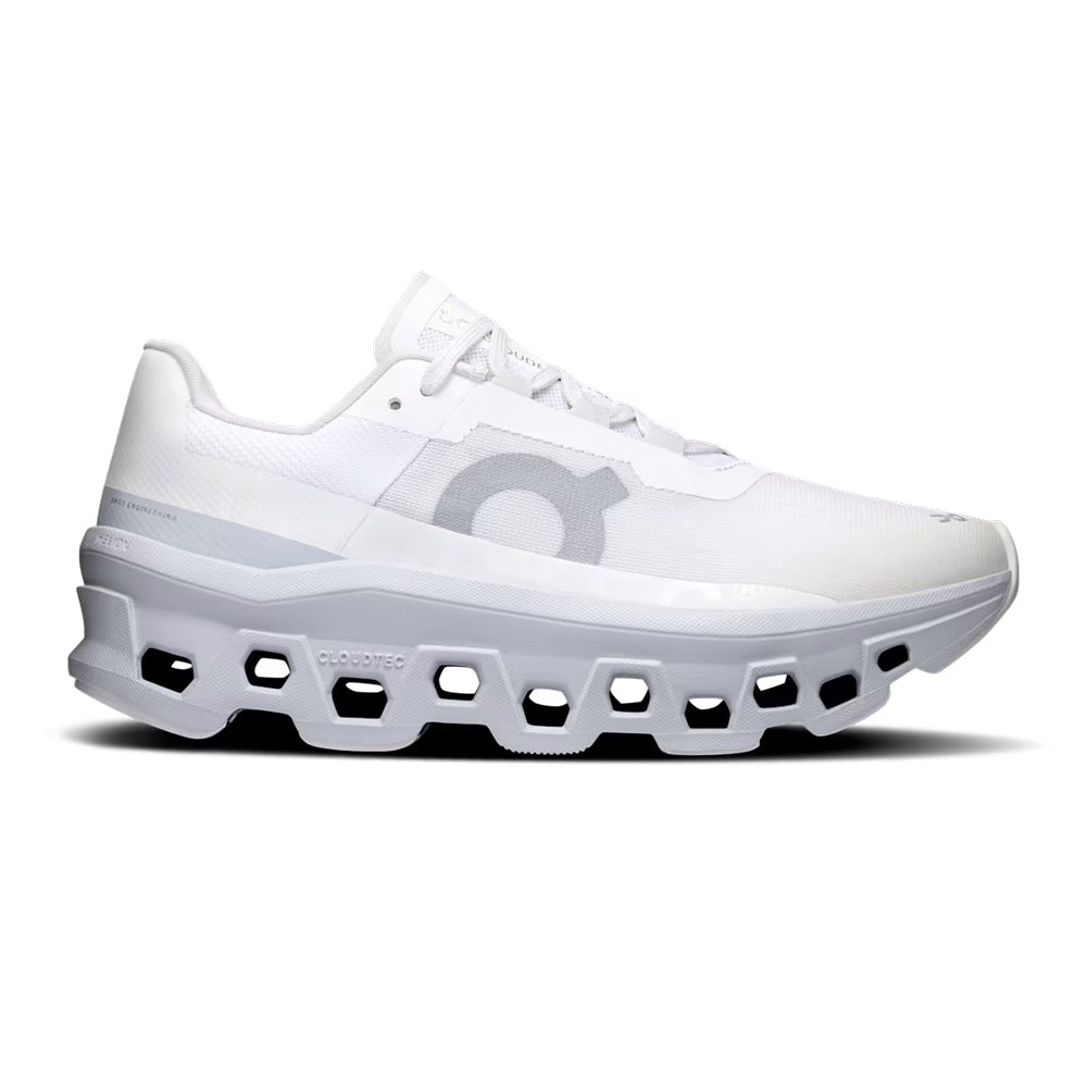 ON Running Cloudmonster Womens - White / Glacier Womens Shoes