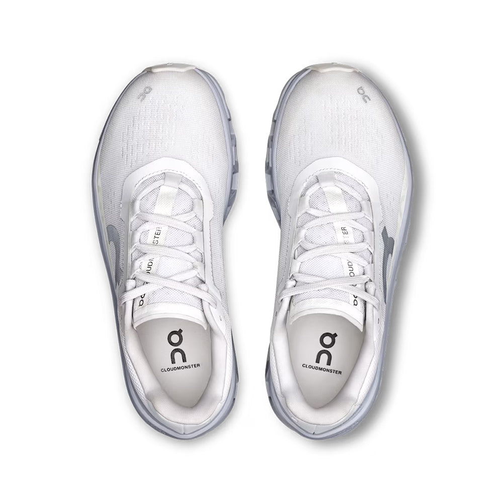 ON Running Cloudmonster Womens - White / Glacier Womens Shoes