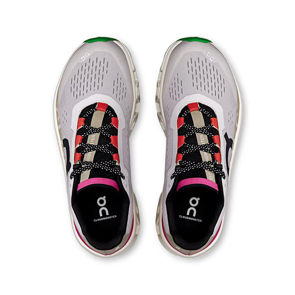 ON Running Cloudmonster Womens - Silver / Ivory Womens Shoes