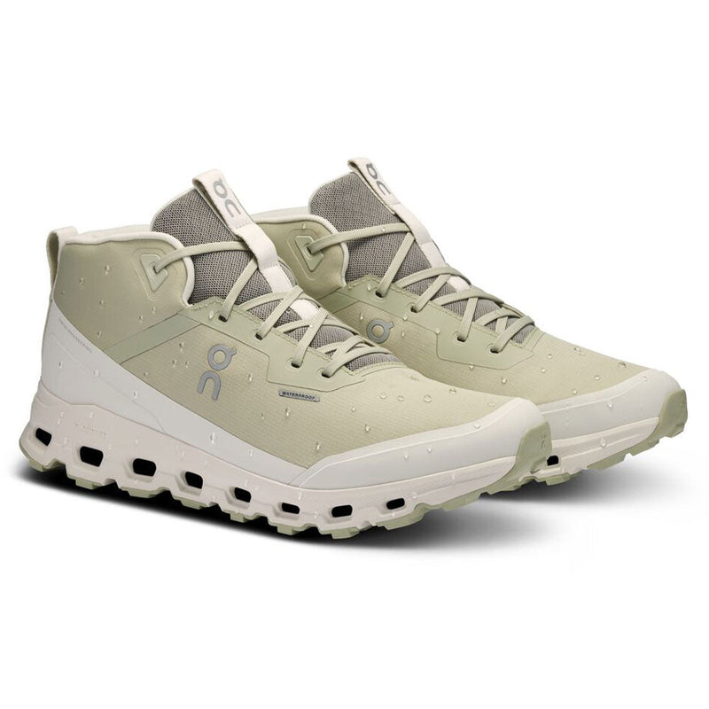 ON Running Cloudroam Waterproof Mens Shoes Chalk/Ice