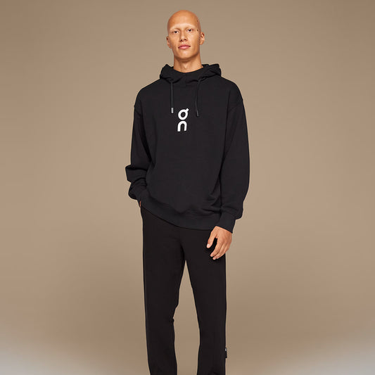 ON Running Club Hoodie Men's Men's Clothing All Black
