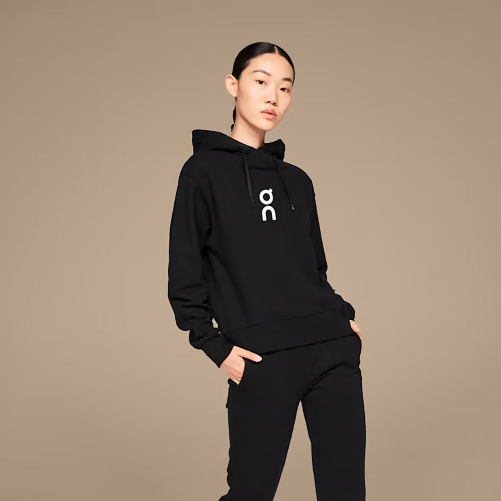 ON Running Club Hoodie Women's Women's Clothing All Black