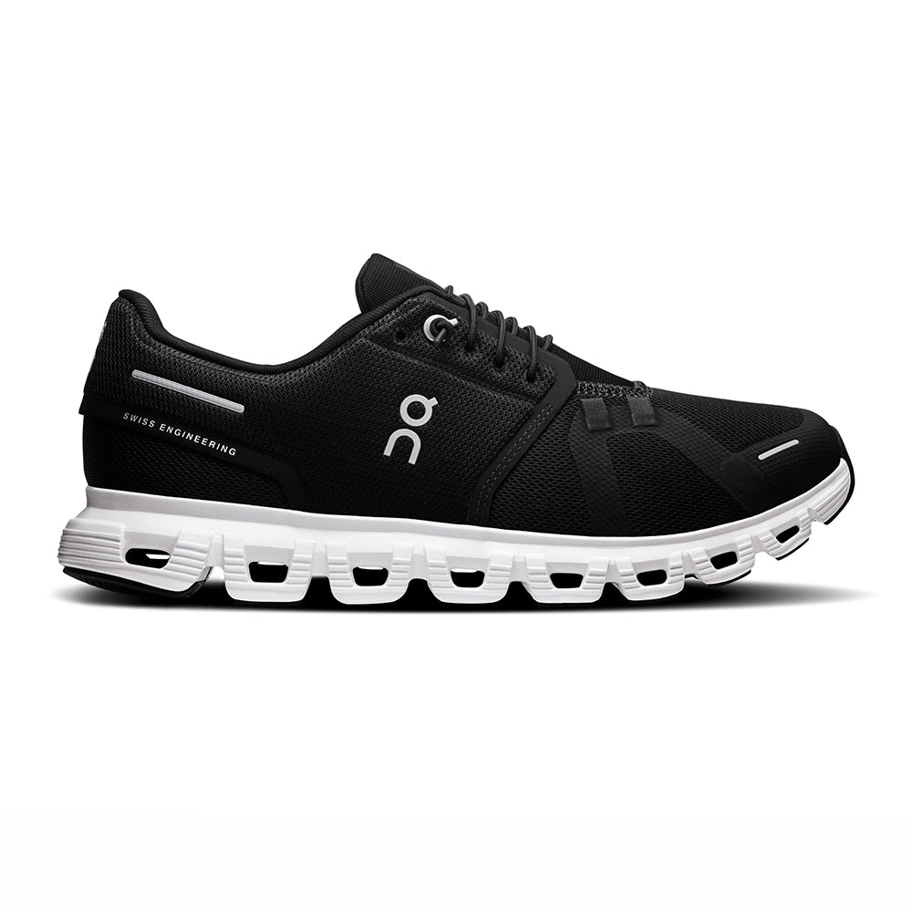 ON Running Cloud 6 Womens Womens Shoes Black/White