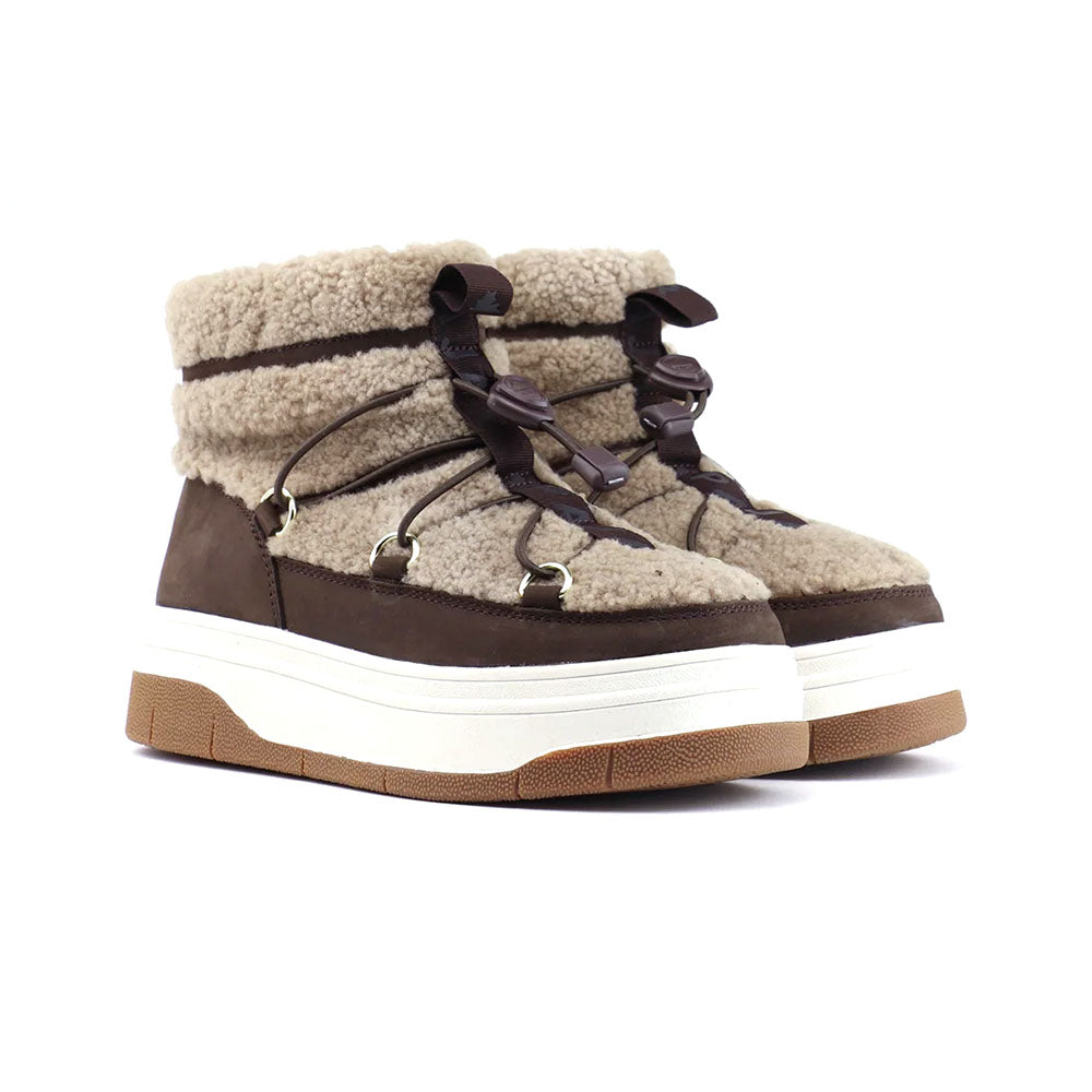Pajar Janie Winter Boot Womens Shoes DarkBrown/Taupe