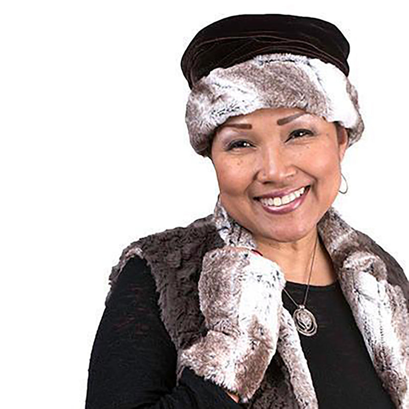 Pandemonium Soft Faux Fur Fingerless Gloves | Simons Shoes