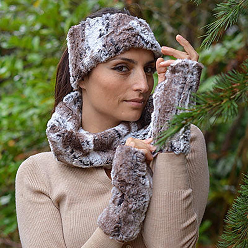 Pandemonium Faux Fur Soft Warm Headband | Simons Shoes