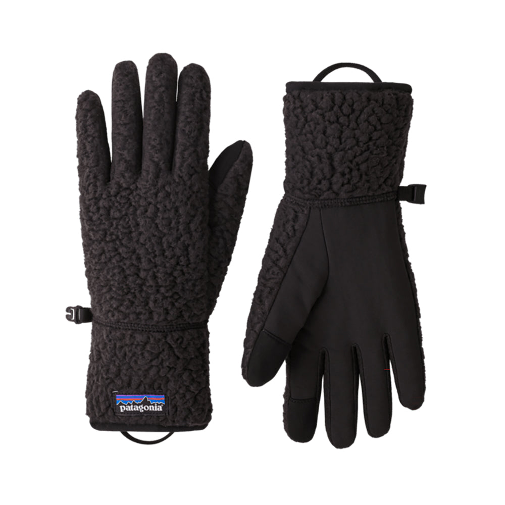 Patagonia Retro Pile Gloves Accessories Black