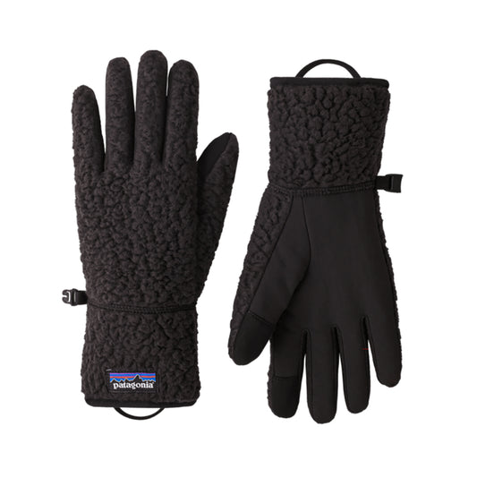 Patagonia Retro Pile Gloves Accessories Black