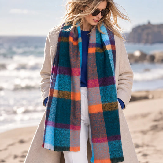 Pia Rossini Lianna Scarf Women's Clothing Blue