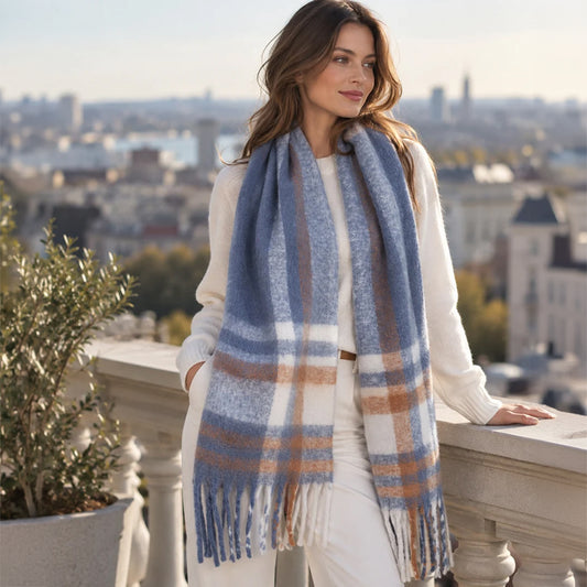 Pia Rossini Nikita Scarf Women's Clothing Blue
