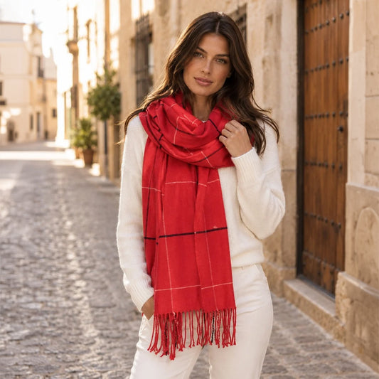 Pia Rossini Tori Scarf Women's Clothing Red