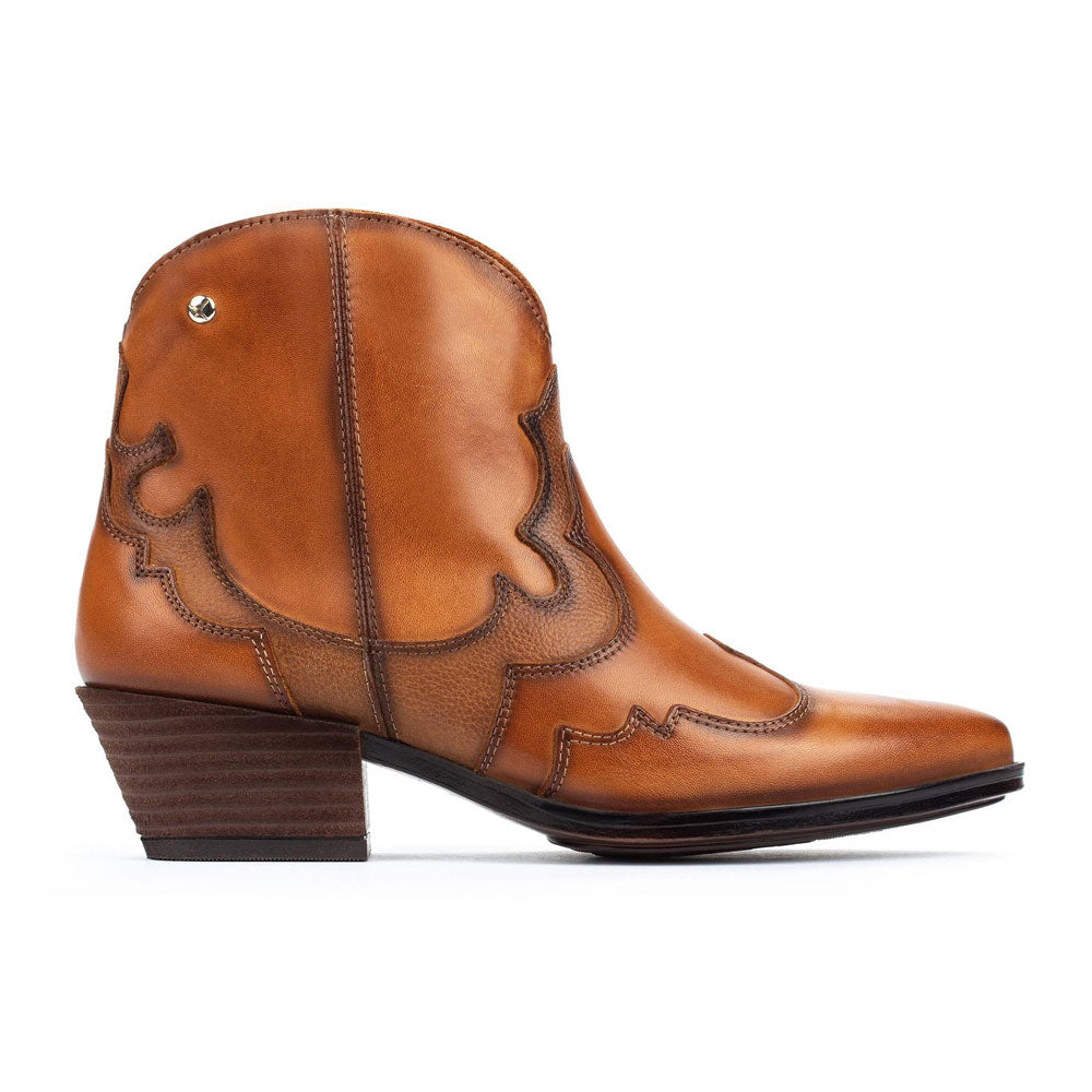 Pikolinos Vergel Western Ankle Boot Womens Shoes Brandy