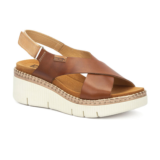 Pikolinos W0K-0606C1 Wedge Velcro Ankle Strap Sandal | Simons Shoes