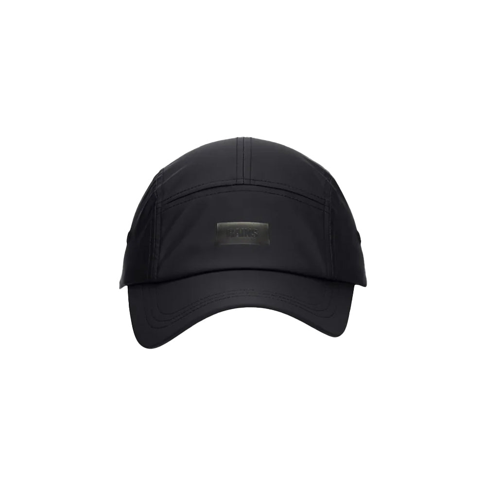 Rains 5 Panel Cap Unisex Black