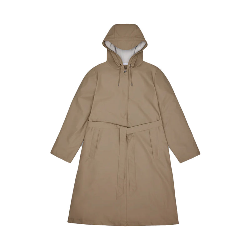 Rains A-Line Longer W Jacket W3 Women's Clothing Beige